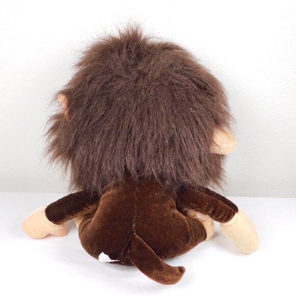 Ideal Toys Direct Brown Fuzzy Big Head Eyes Chimpanzee Monkey Animal Stuffed Toy - Picture 3 of 8